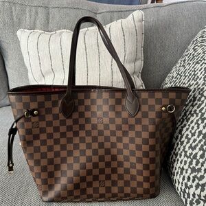 Louis Vuitton Neverfull LV MM Brown Damier
